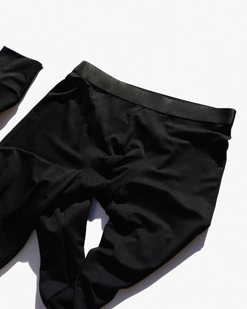 Lyocell Long Johns in Black