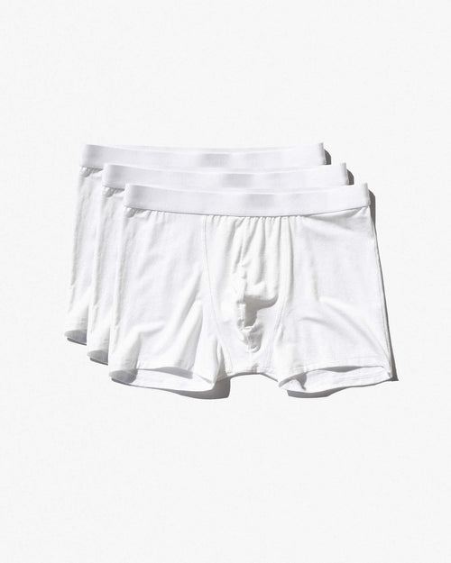 3 × Lyocell Boxer Brief in White