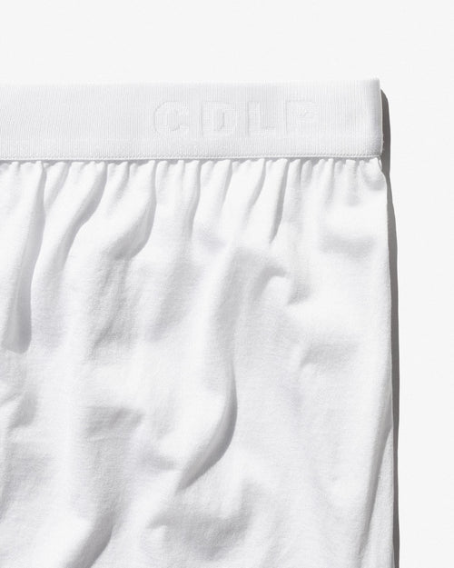 Lyocell Boxer Trunk in White