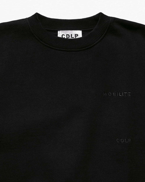 Heavy Terry Sweatshirt in Black