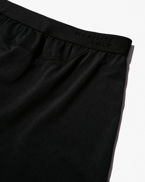 Sweat Wicking Performance Boxer Brief Long in Black
