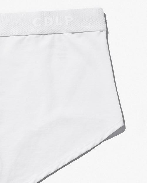 Herringbone waistband with debossed logo