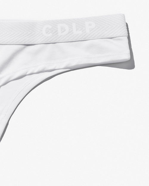 Herringbone waistband with debossed logo