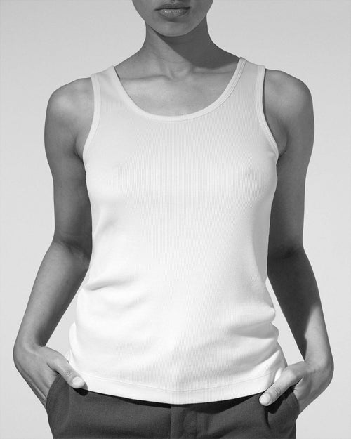 Rib Tank Top with regular fit