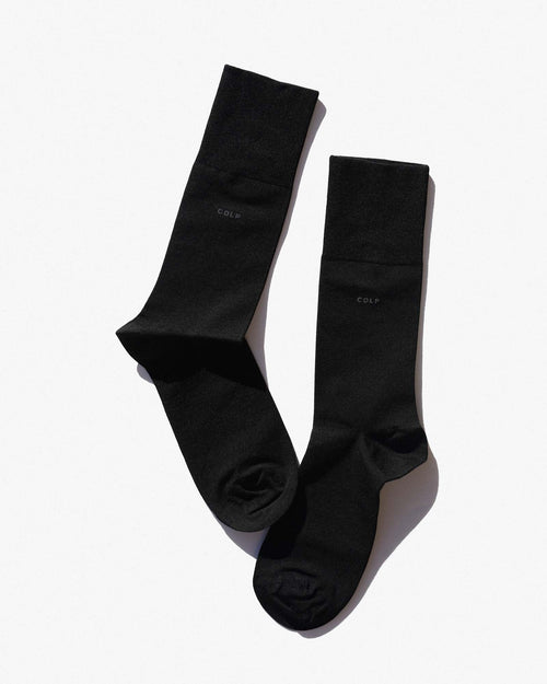 Bamboo Mid-Length Socks in Black