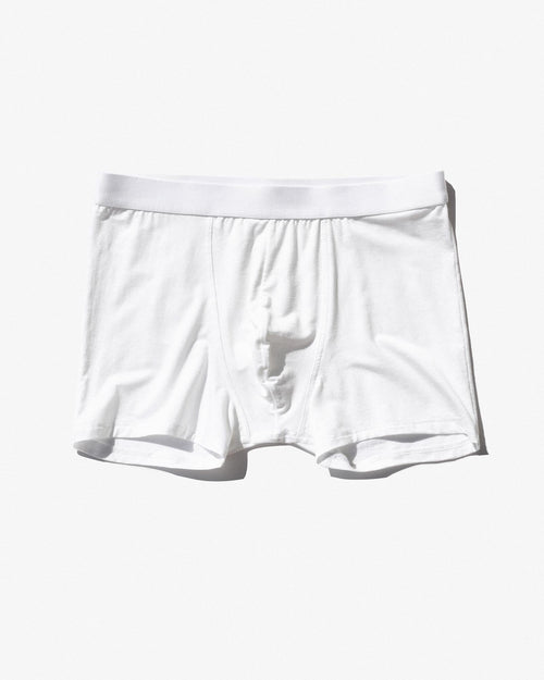 Lyocell Boxer Brief in White