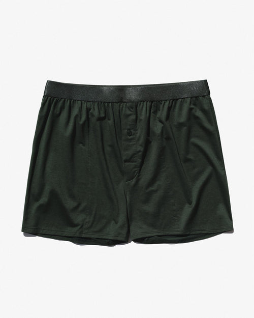 Lyocell Boxer Shorts in Army Green