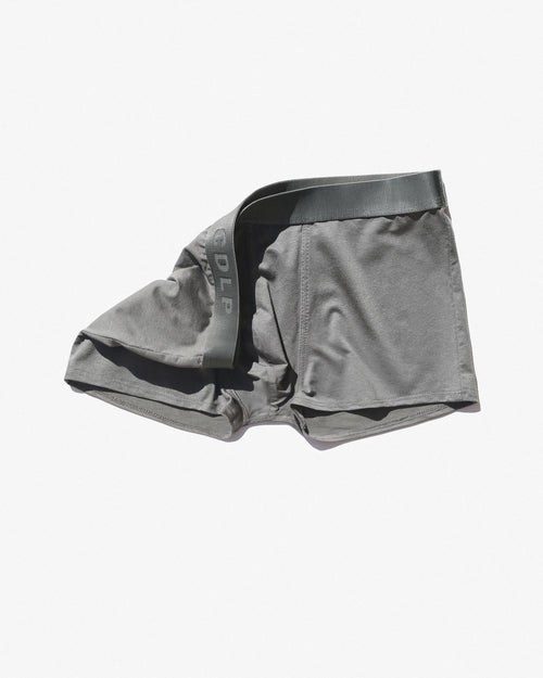 Folded Moisture Wicking Lyocell Boxer Trunk in Sky Grey
