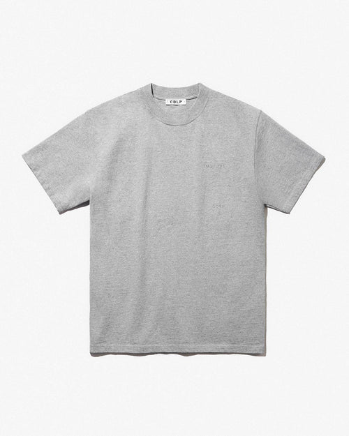 Heavy Jersey T-Shirt in Grey Melange