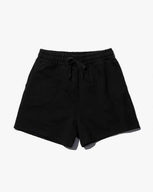Heavy Terry Shorts in Black made of Recycled and Organic Cotton 