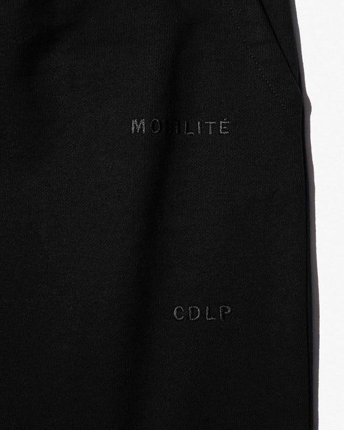 Heavy Terry Sweatpants in Black with embroidered branding
