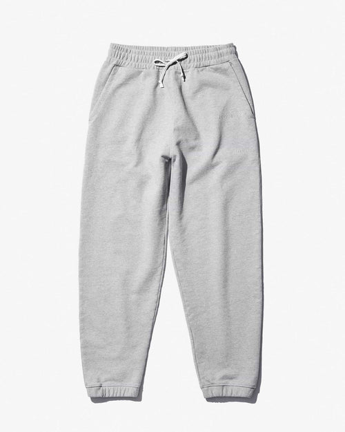 Heavy Terry Sweatpants in Melange Grey made of Recycled and Organic Cotton 