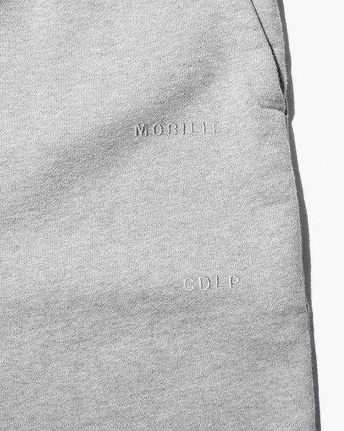 Heavy Terry Sweatpants in Melange Grey with embroidered branding