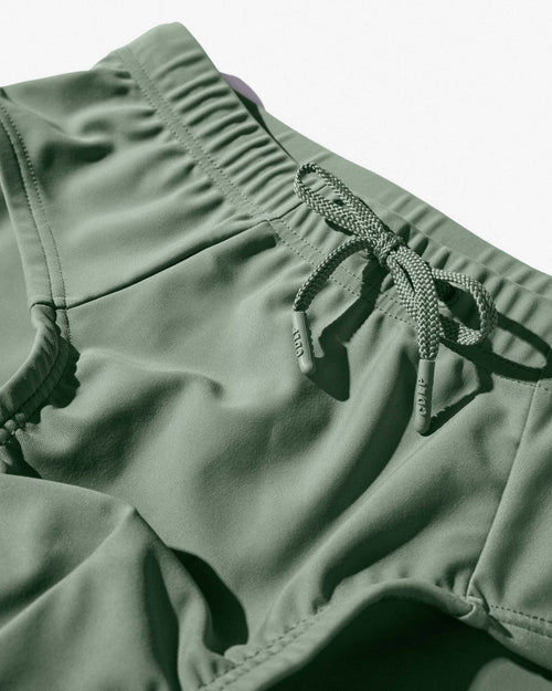 Swim Brief in Sage Green made of Econyl
