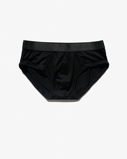 Lyocell Y-Brief in Black ### main_image