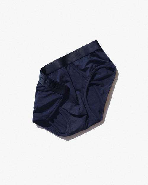Moisture Wicking Lyocell Y-Brief in Navy Blue
